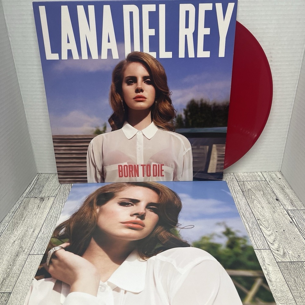 Born To Die by Lana Del Rey, Exclusive Limited Edition Red Colored Vinyl LP VG+